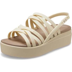 Crocs Brooklyn Strappy Low Wedge Sandales Femme(Os)