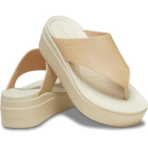 Crocs Femme Brooklyn Flip Retourner(Champagne Os)