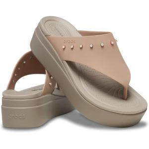 Crocs Femme Brooklyn Flip Retourner(Liège Champignon Stubbed)