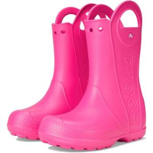 Crocs Handle It Rain Boot K Bottine Mixte enfant(Pink Crush)